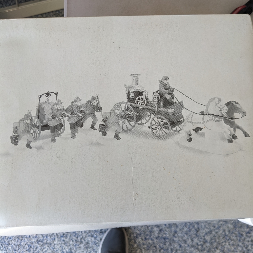 Department 56 "The fire brigade of London Town"